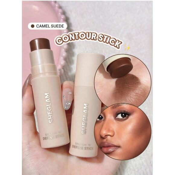 SHEGLAM Snatch & Define Contour Stick - Camel Suede | Cream Contour - Picture 4 of 8